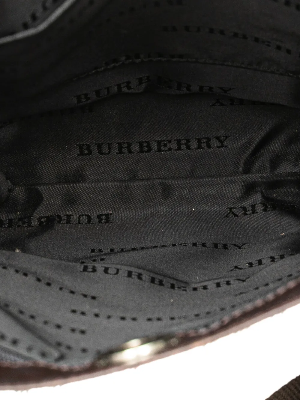 Pre-owned Burberry 2000-2017 House Check Canvas Crossbody Bag