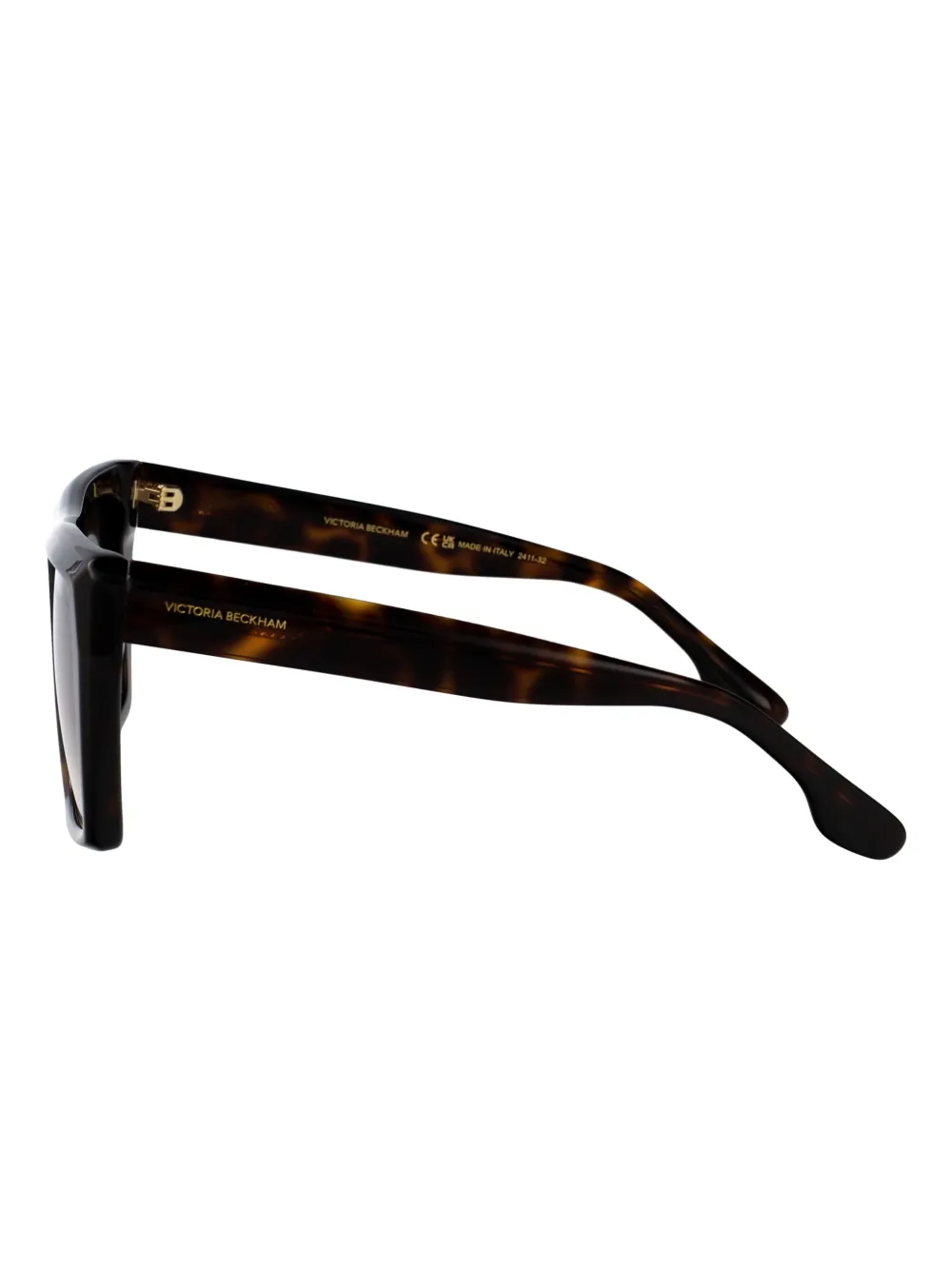 Victoria Beckham Eyewear Zonnebril met geometrisch montuur Bruin