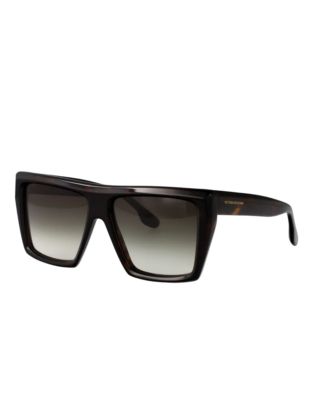 Victoria Beckham Eyewear Zonnebril met geometrisch montuur Bruin