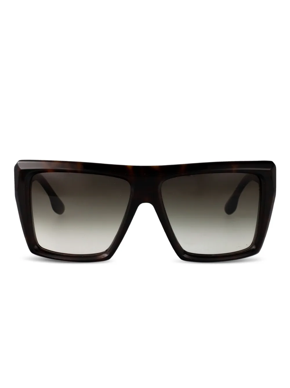Victoria Beckham Eyewear Zonnebril met geometrisch montuur Bruin