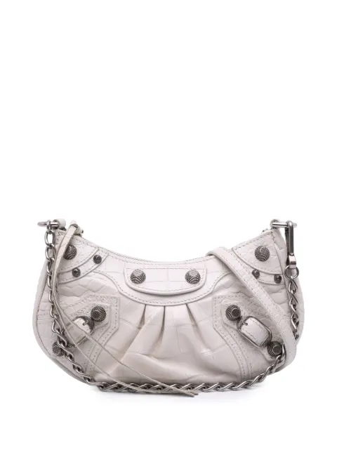 Balenciaga Pre-Owned bolso satchel Le Cagole mini con relieve 2022