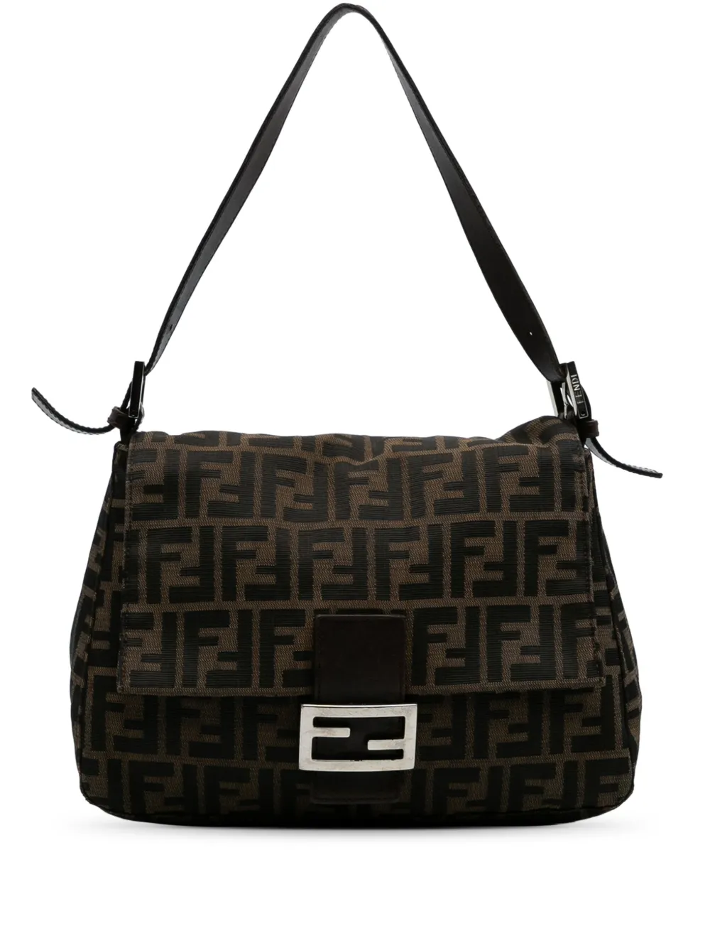 Fendi Pre-Owned 2000-2010 Zucca Canvas Mamma Forever shoulder bag - Fendi Pre-Owned 2000-2010 Zucca Canvas Mamma Forever shoulder bag -