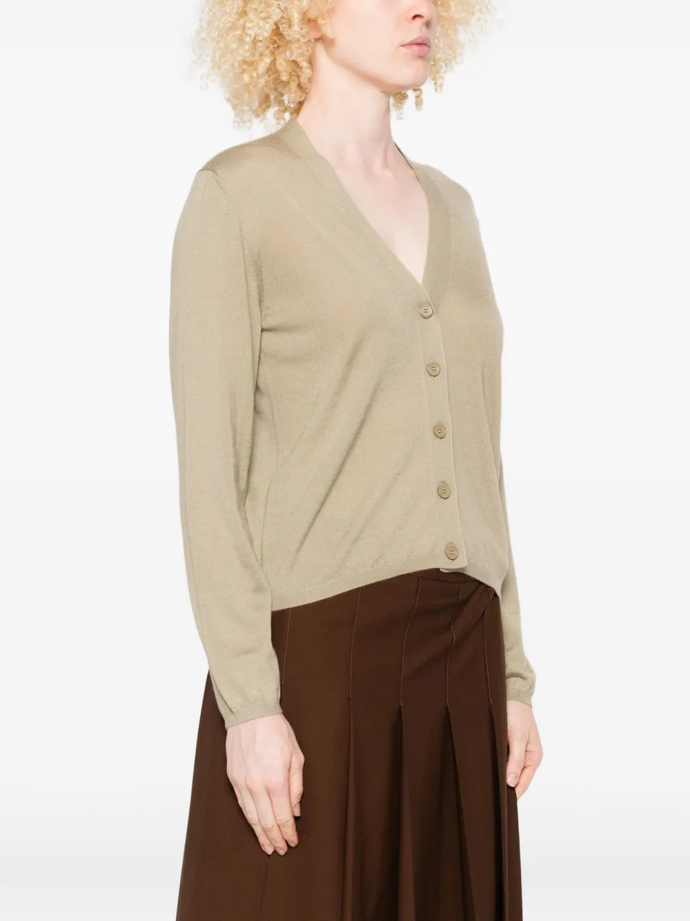 Fabiana Filippi Vest met V-hals Groen