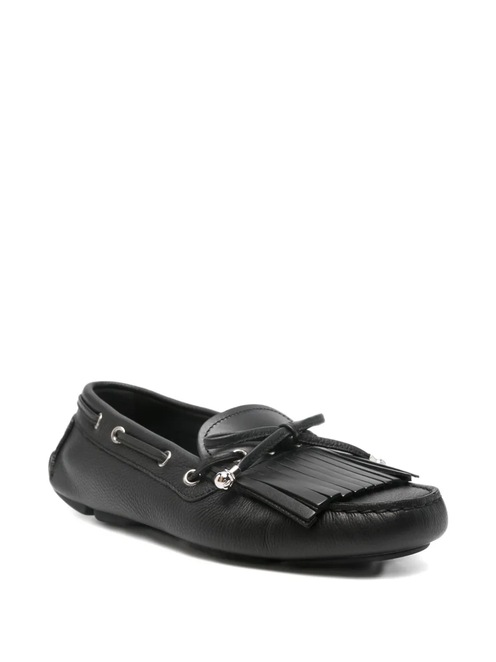Jimmy Choo tassel leather loafers Black