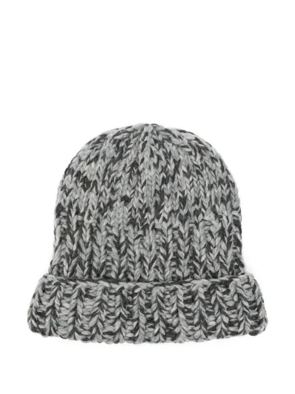 Ganni Knitted Hat in Grey