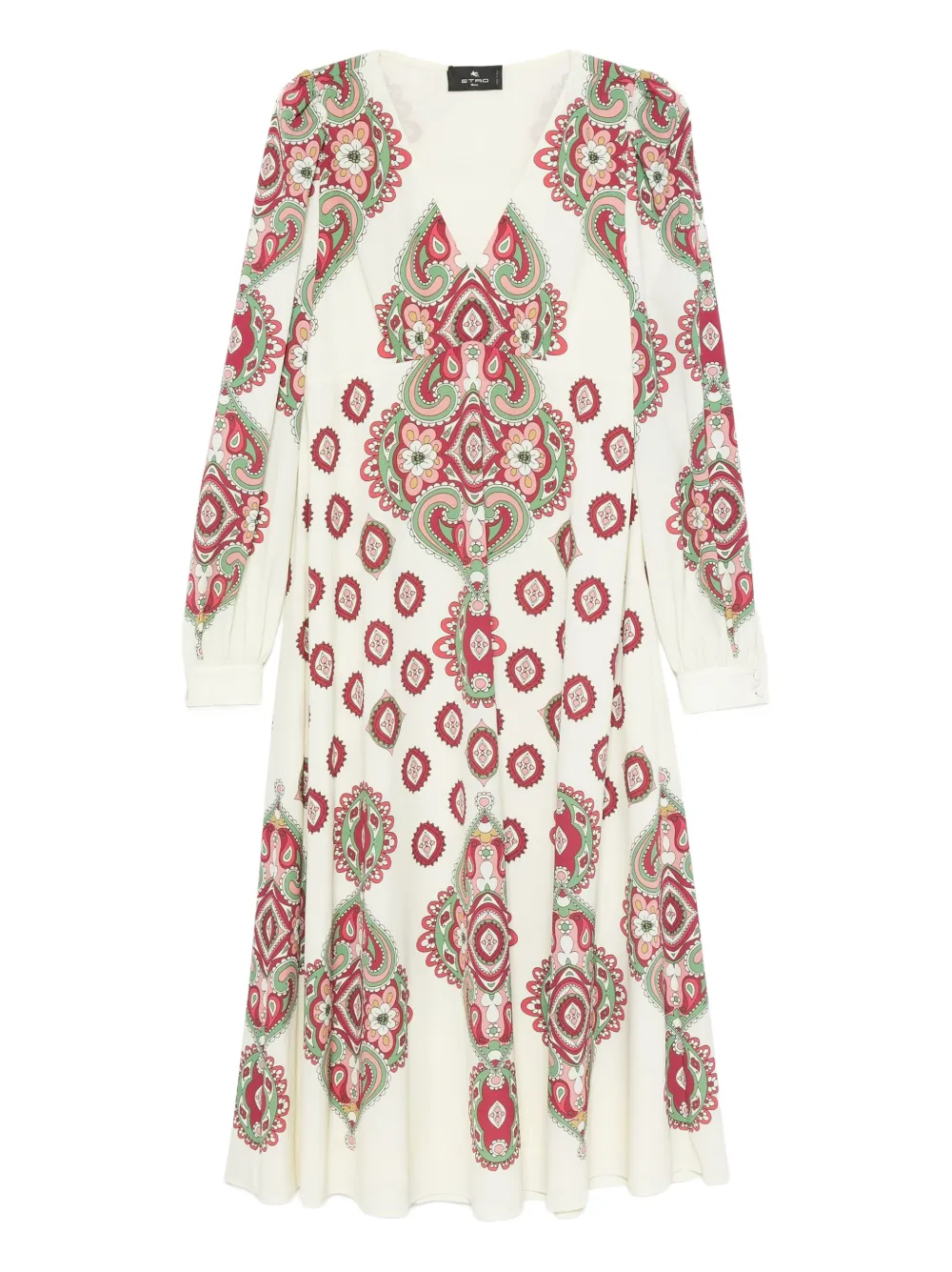 ETRO Jurk met paisley-print Wit
