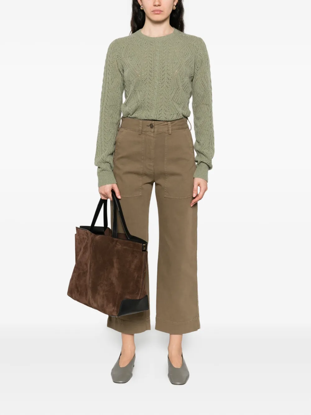 ETRO Broek met opgestikte zak - Groen