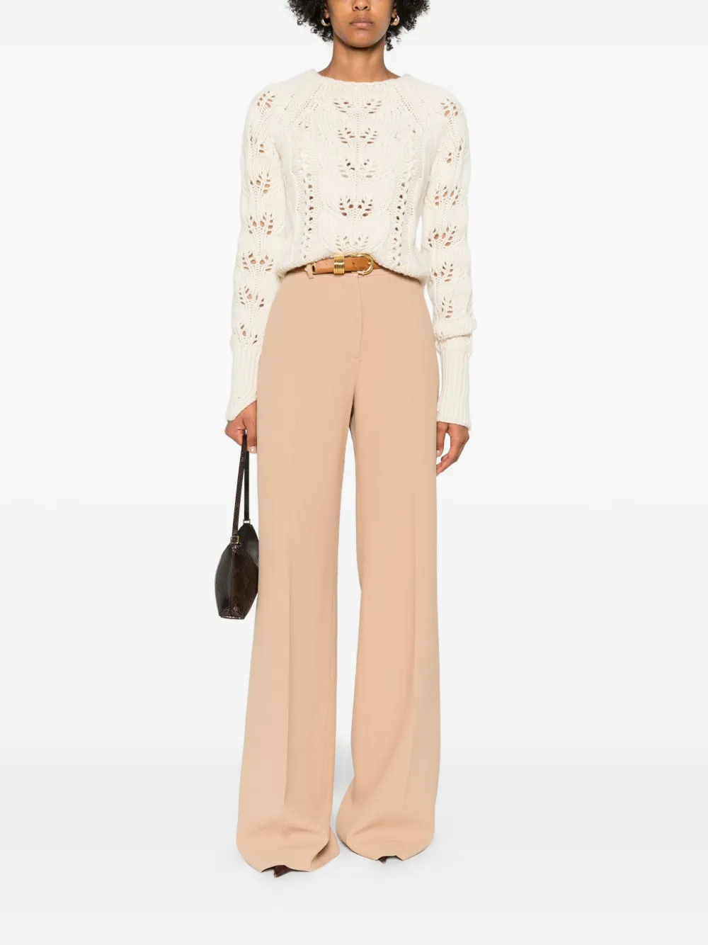 Ermanno Scervino leaf-pattern sweater | Knitted Sweaters | Image 2