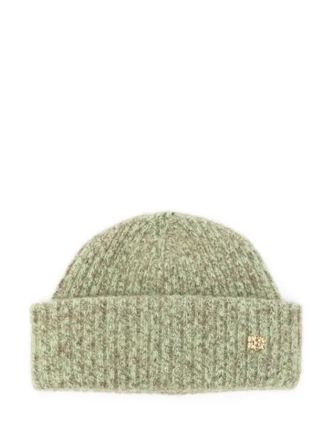GANNI ribbed-knit beanie