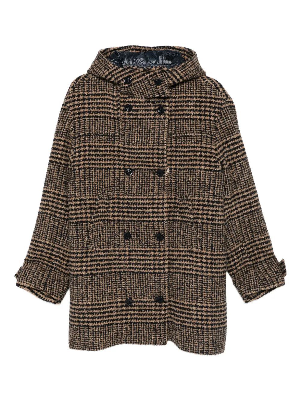 Herno hooded tweed jacket | Brown | Image 1