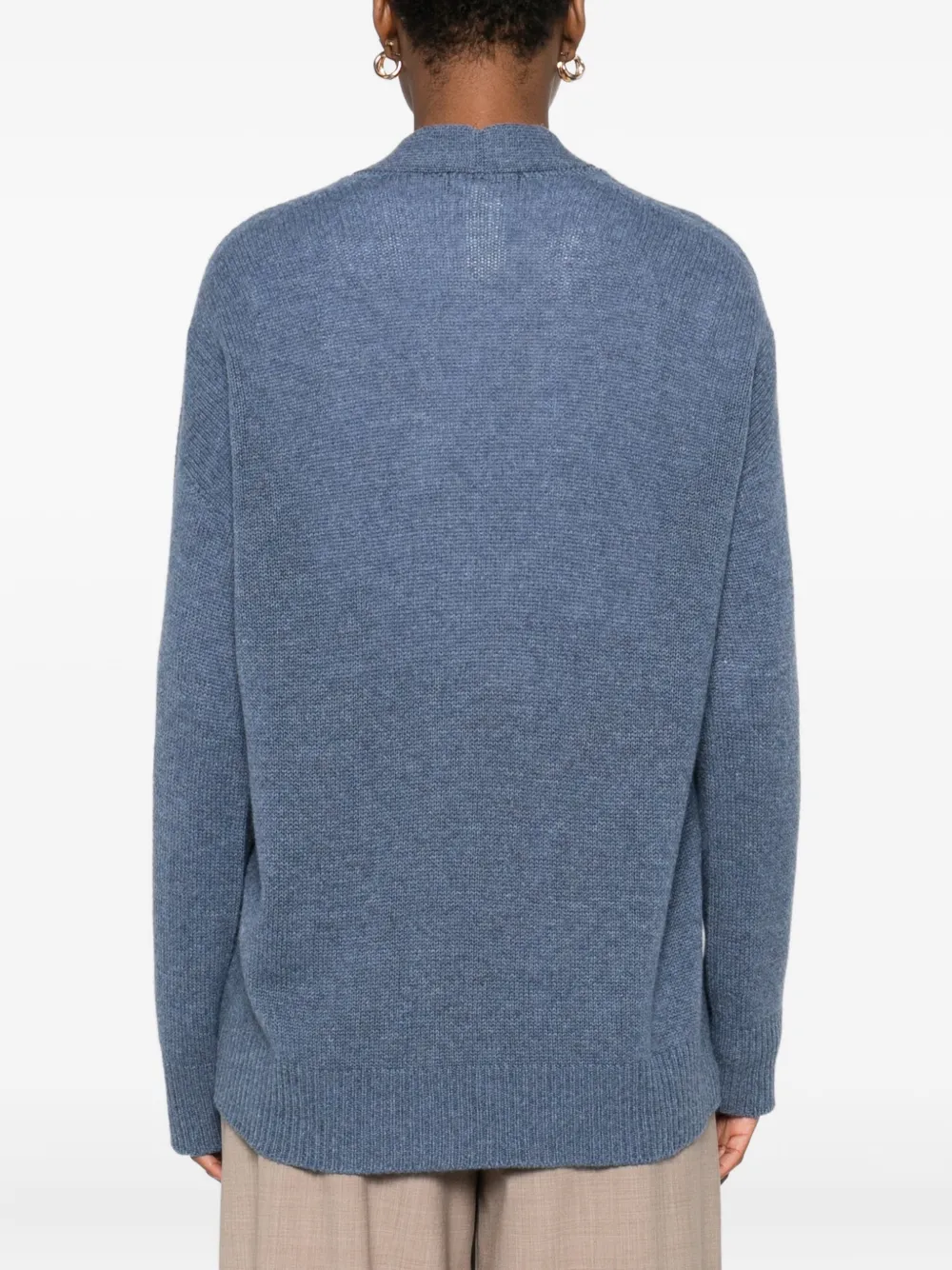 Fabiana Filippi Button-front Cardigan In Blue
