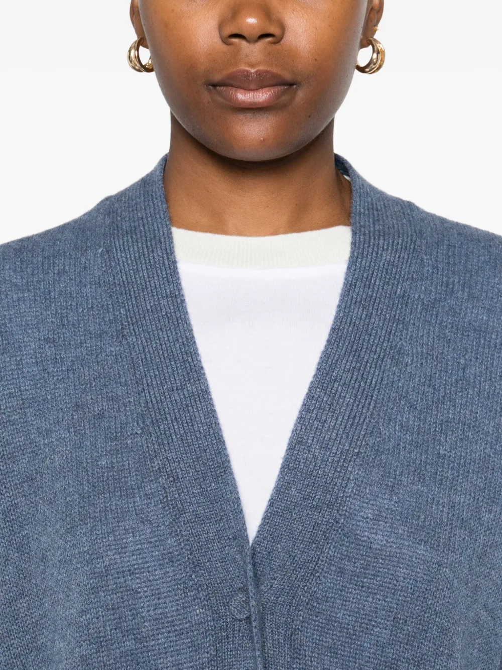 Fabiana Filippi Button-front Cardigan In Blue