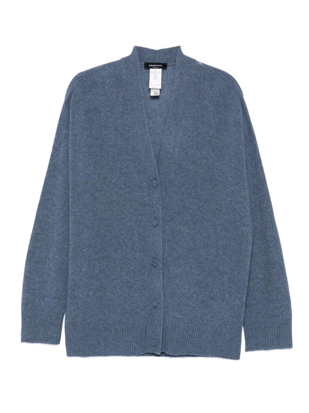 Fabiana Filippi Button-front Cardigan In Blue