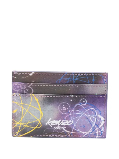 Kenzo graphic-print cardholder