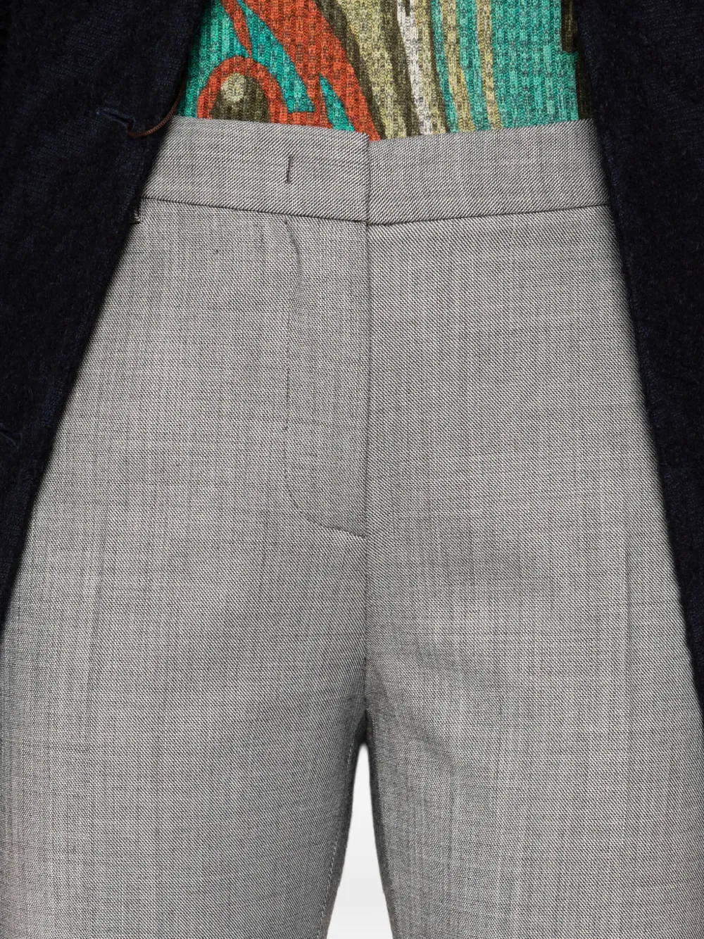 ETRO Plooibroek Grijs