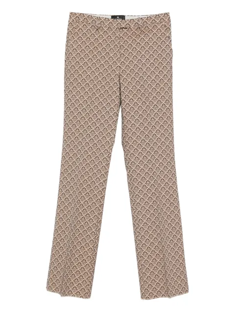 ETRO damask-pattern trousers