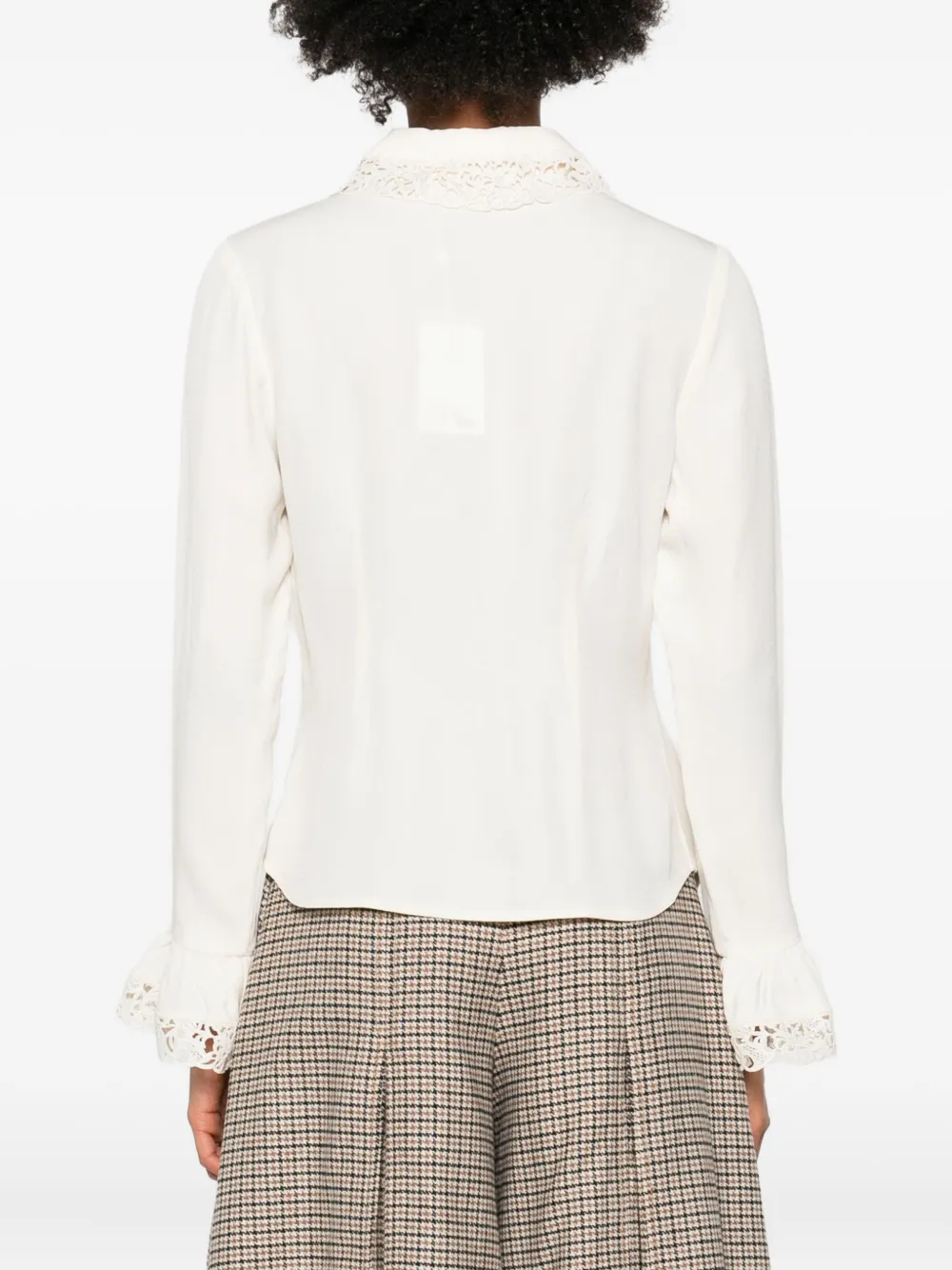 Zimmermann Lace-trimmed Blouse In White