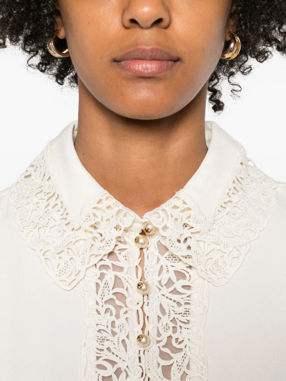 Zimmermann Lace-trimmed Blouse In White