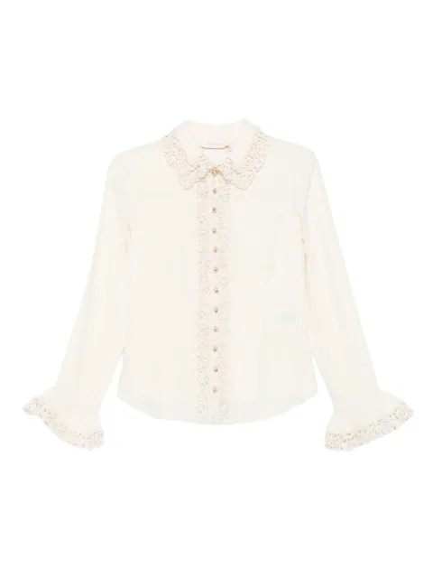 ZIMMERMANN lace-trimmed blouse