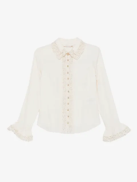 ZIMMERMANN lace-trimmed blouse