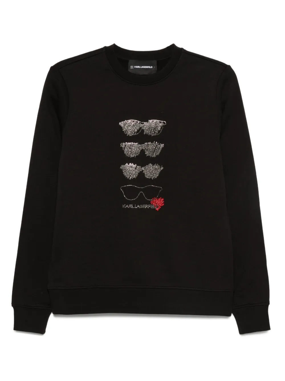 Karl Lagerfeld sequin-embellished sweatshirt | negro | Image 1