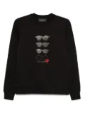 Karl Lagerfeld sequin-embellished sweatshirt - Black