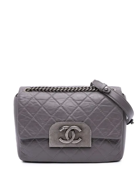 CHANEL Pre-Owned 2012-2013 Quilted Aged Calfskin CC Square Flap crossbody bag
