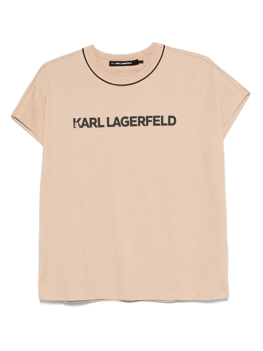 Karl Lagerfeld logo-print t-shirt | Neutrals | Image 1