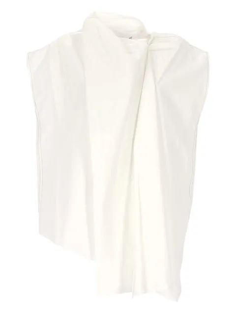 Carven draped cotton top