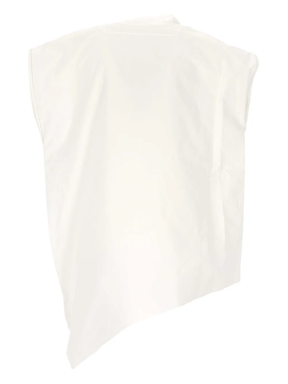 Carven draped cotton top - Wit