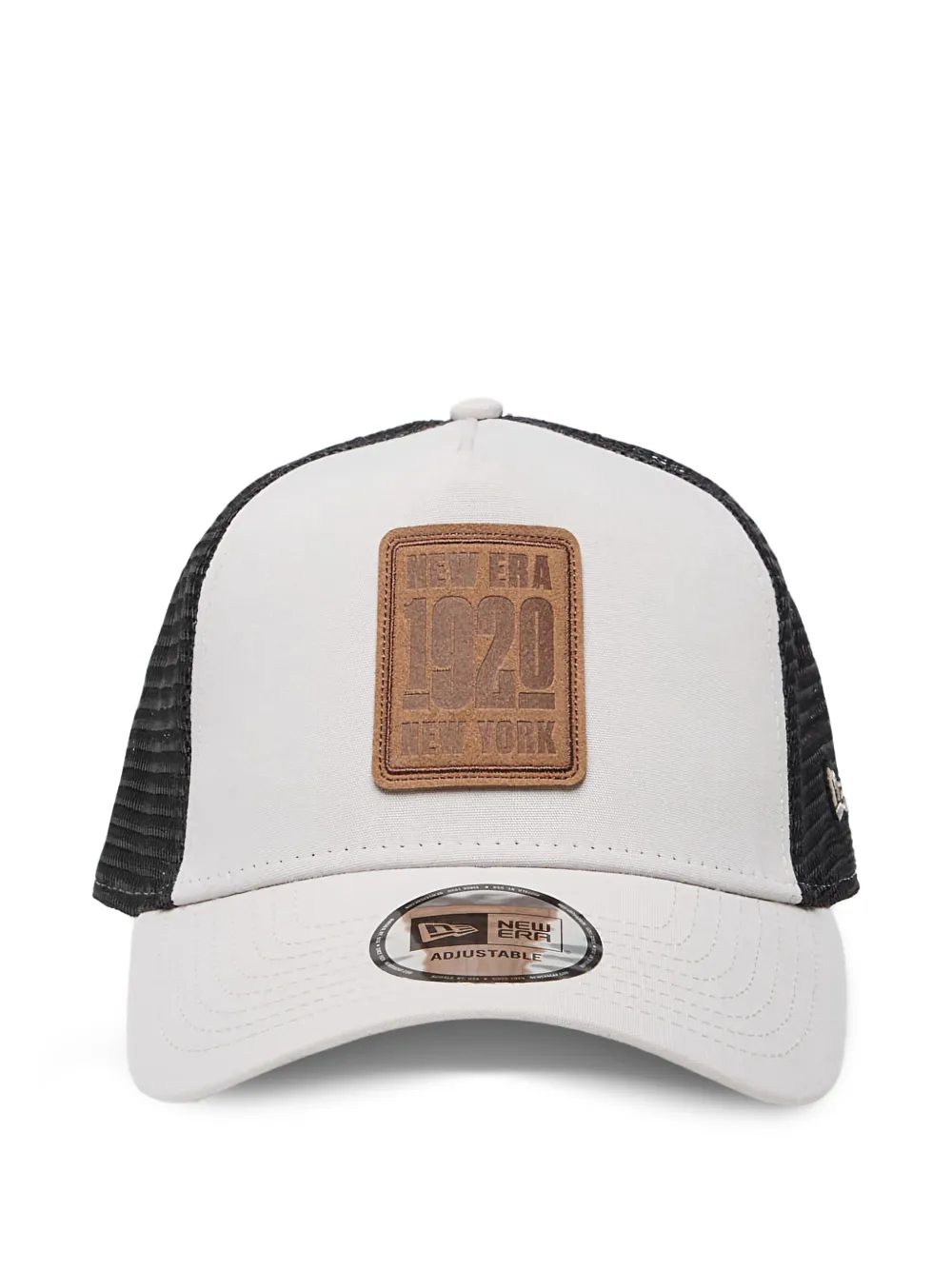 NEW ERA CAP 9Forty trucker patch hat | Black | Image 1