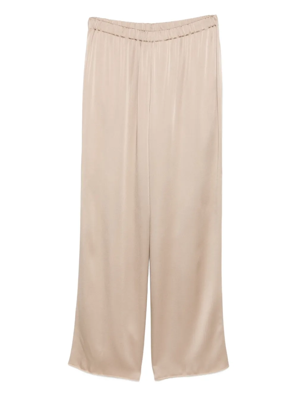 elastic-waistband pull-on trousers