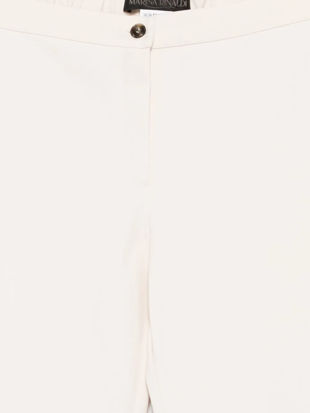 Marina Rinaldi Broek met knoopsluiting Beige