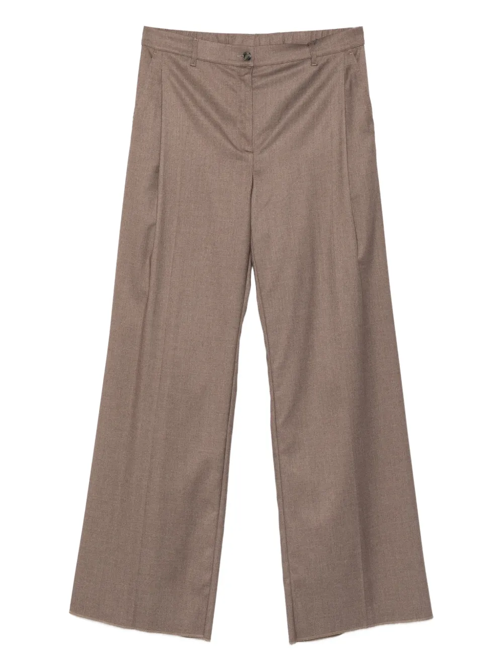 Marina Rinaldi Gala button trousers | Brown | Image 1