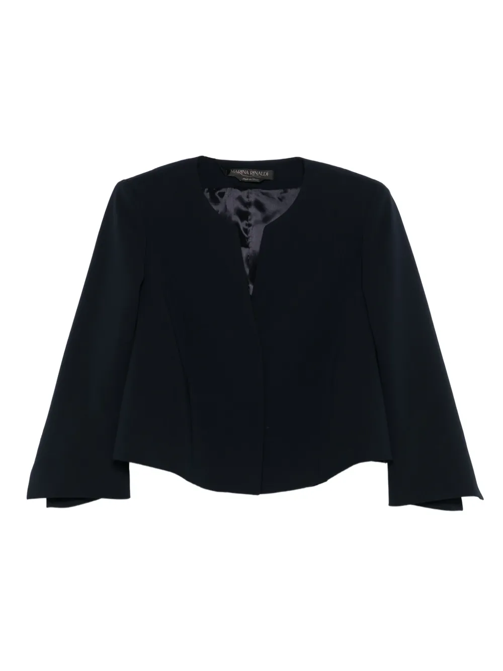 bow-detail cropped jacket