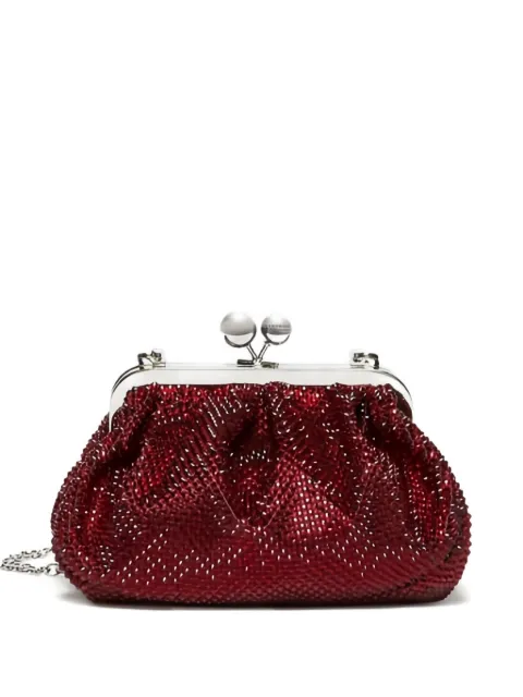 Weekend Max Mara crystal-embellished clutch bag