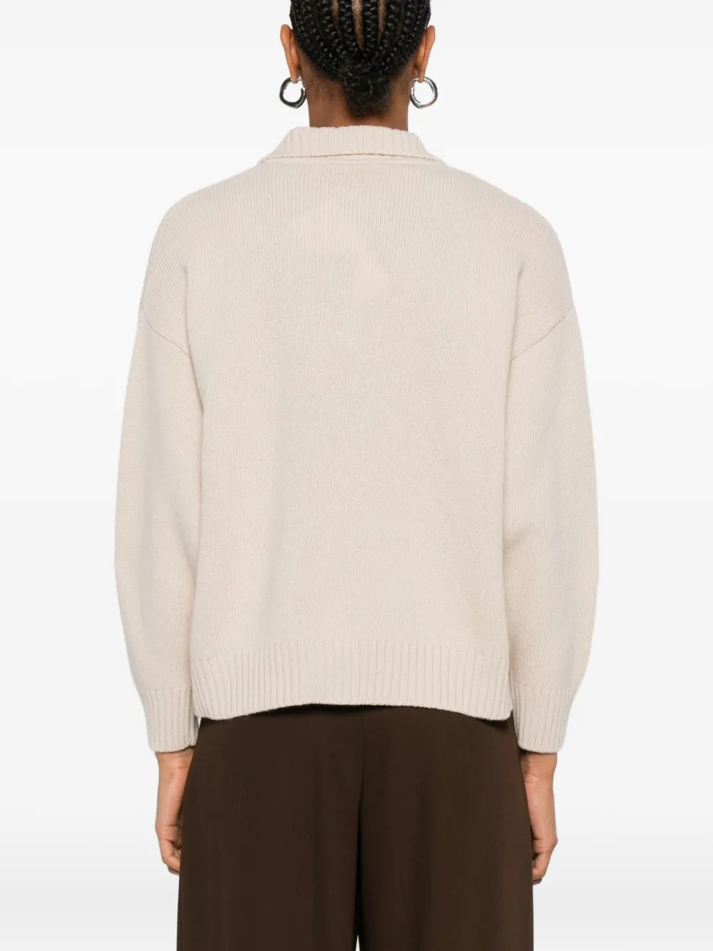 Weekend Max Mara v-neck sweater Beige