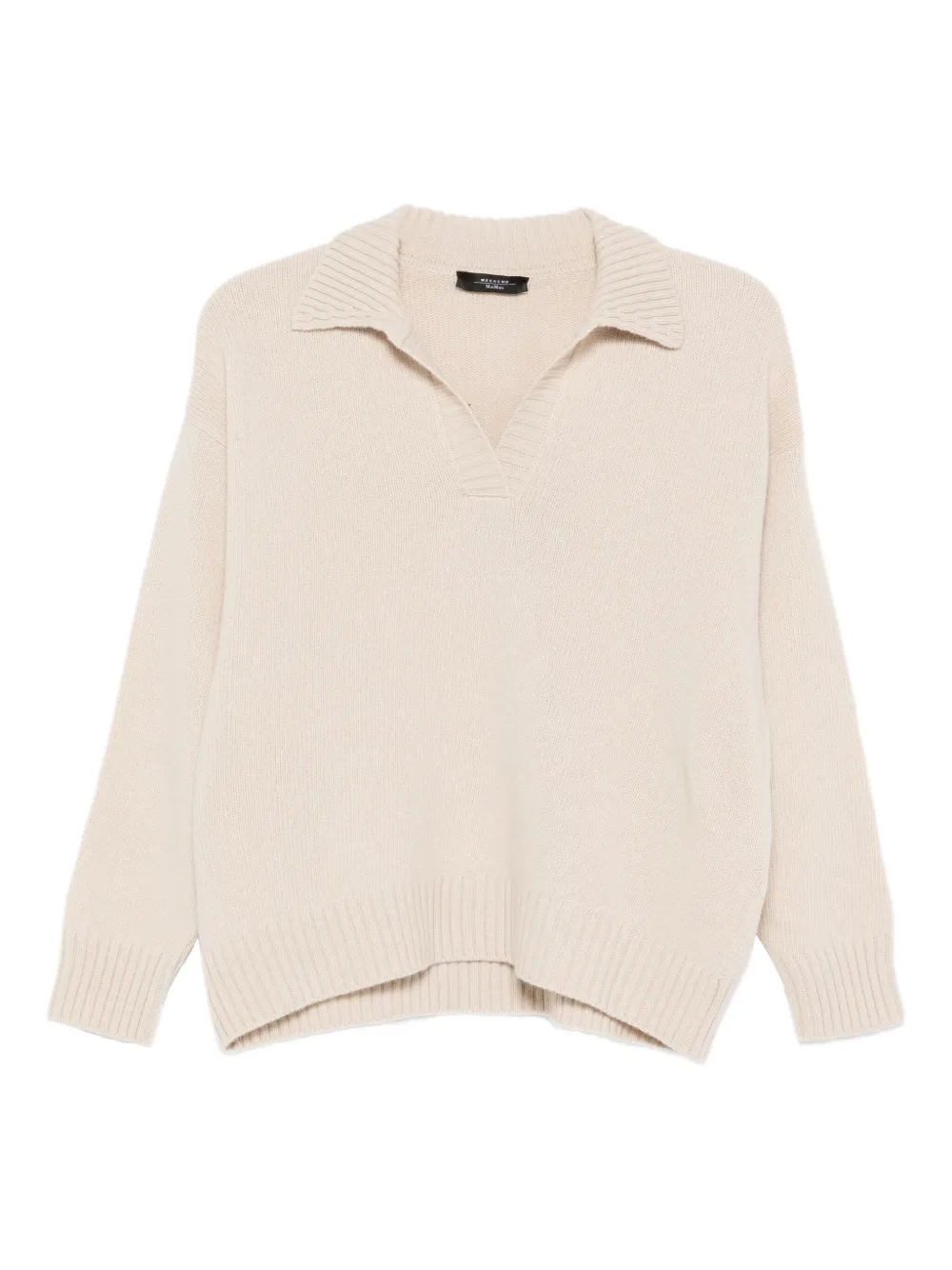 Weekend Max Mara v-neck sweater Beige