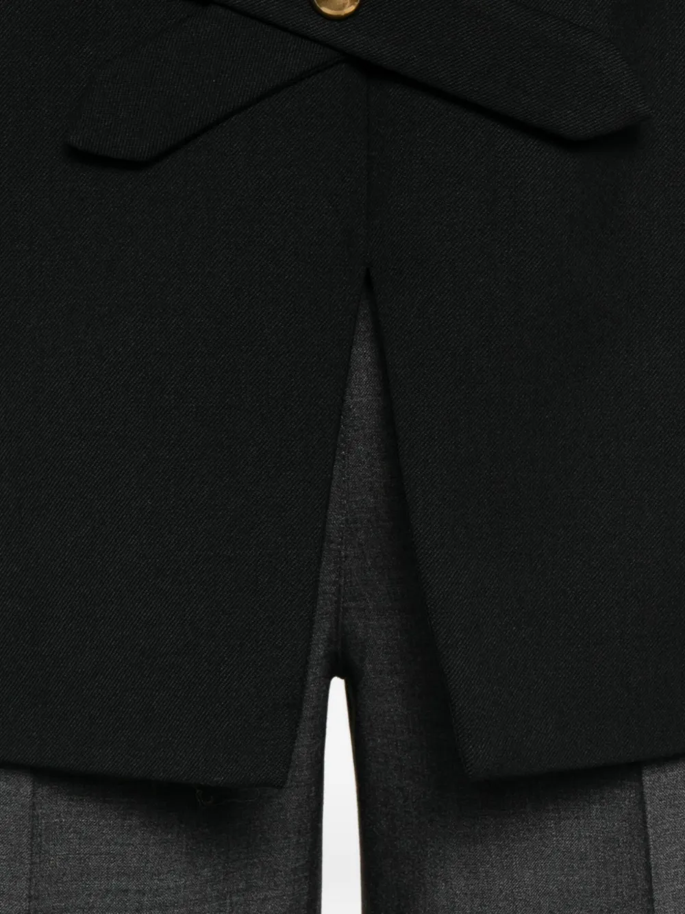 P.a.r.o.s.h Button-fastening Gilet In Black