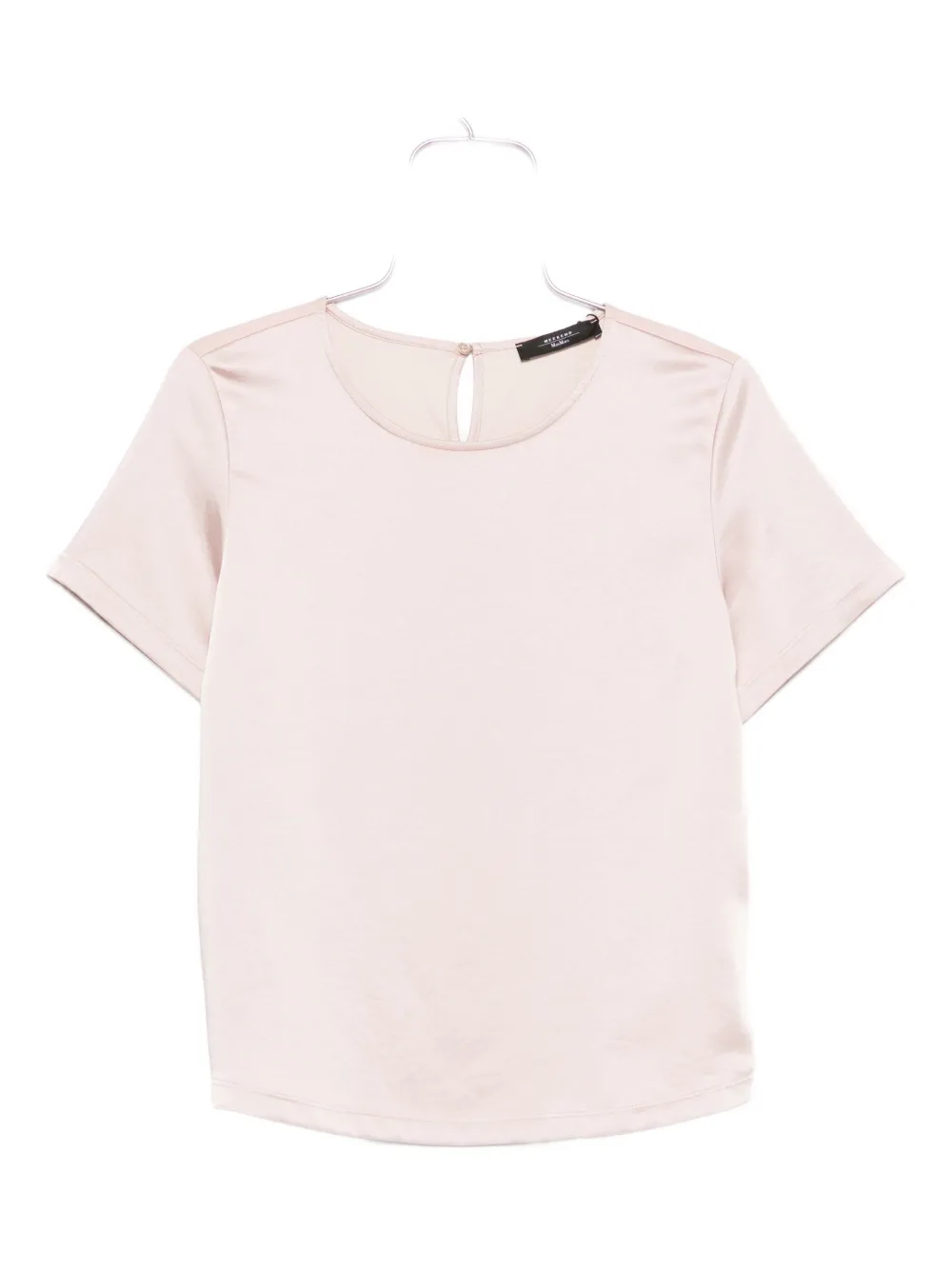 Weekend Max Mara Top met korte mouwen en keyhole hals Beige