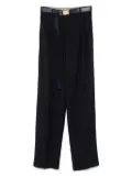 Max Mara belted trousers - Blue