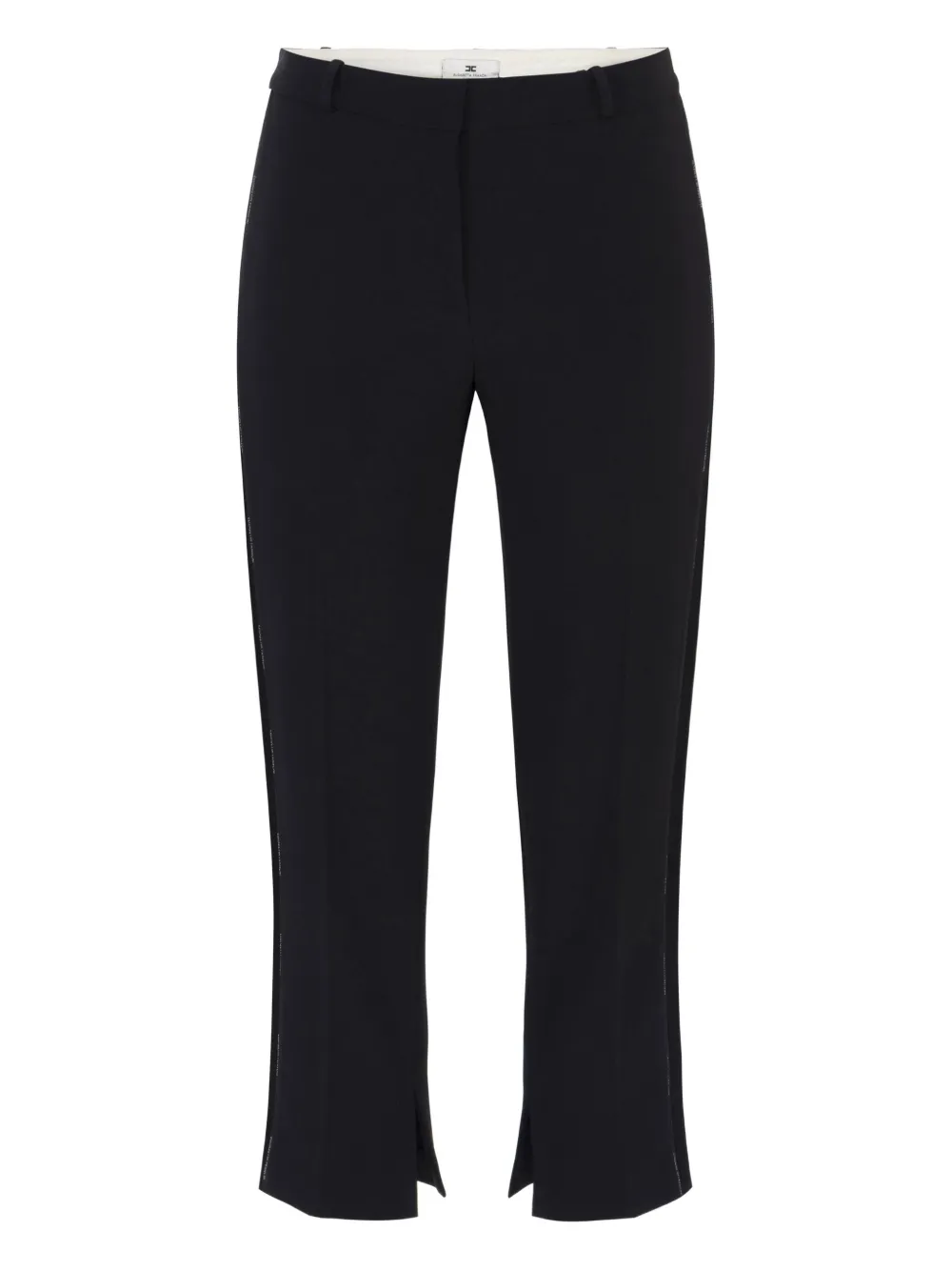 Elisabetta Franchi Crêpe broek Zwart