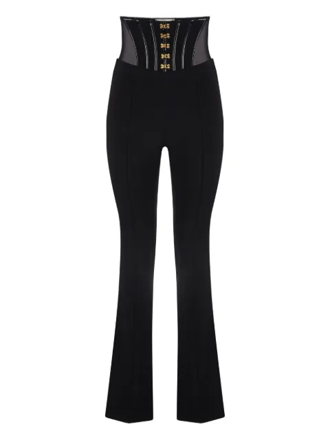 Elisabetta Franchi corset-detail high-waisted trousers