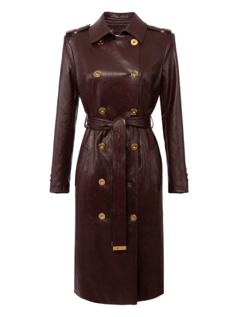 Elisabetta Franchi belted double-breasted coat
