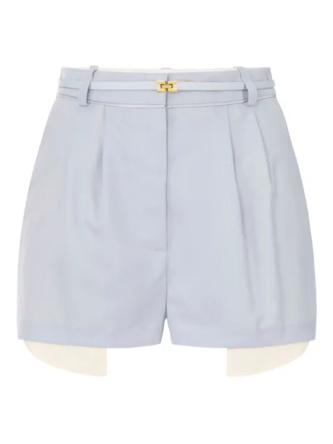 Elisabetta Franchi pleated tailored shorts