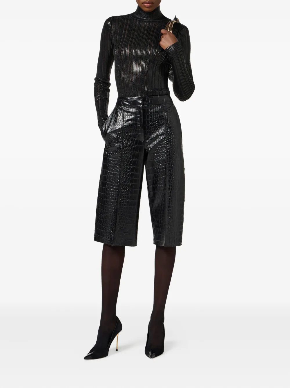 Elisabetta Franchi cropped trousers | Cropped Pants | Image 2