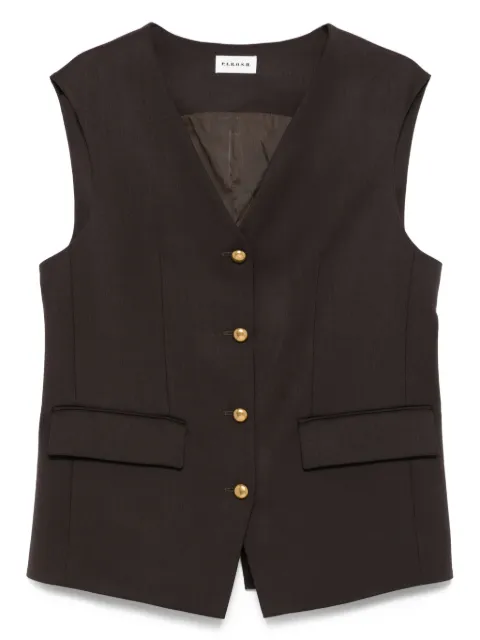 P.A.R.O.S.H. button-fastening flap-pocket gilet