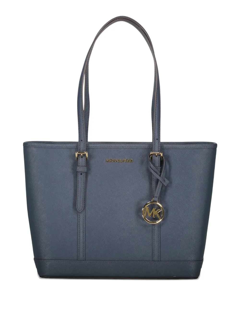 Michael Kors leather top-zip tote bag Blauw
