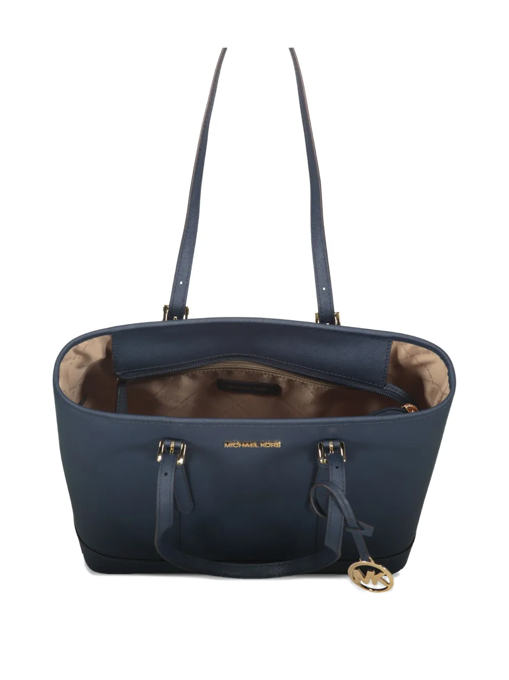 Michael Kors leather top-zip tote bag Blauw