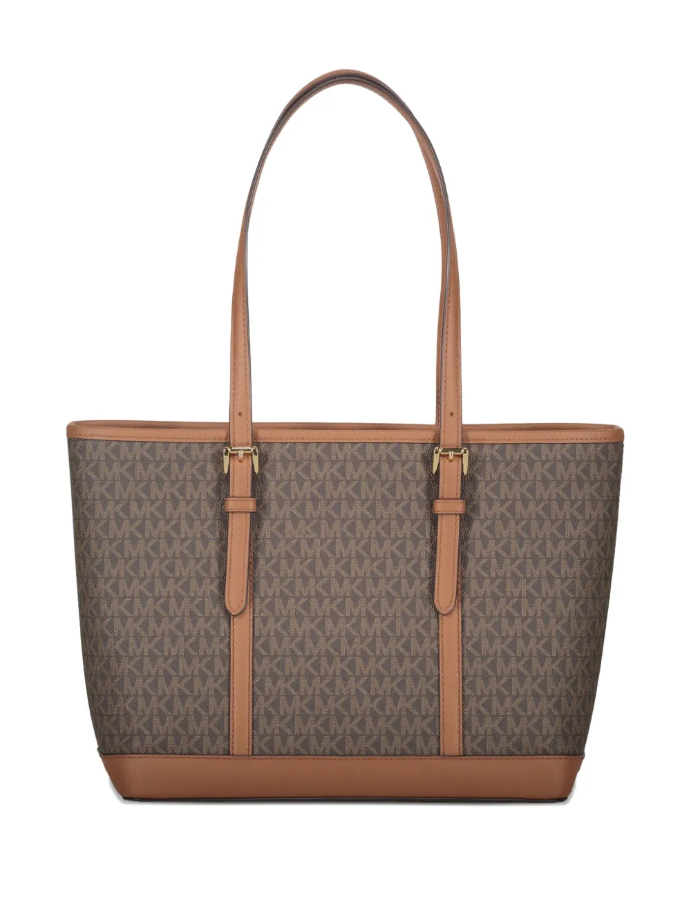 Michael Kors Jet Set tas met monogram Bruin